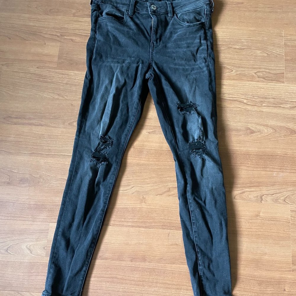 American eagle black/dark grey jeans